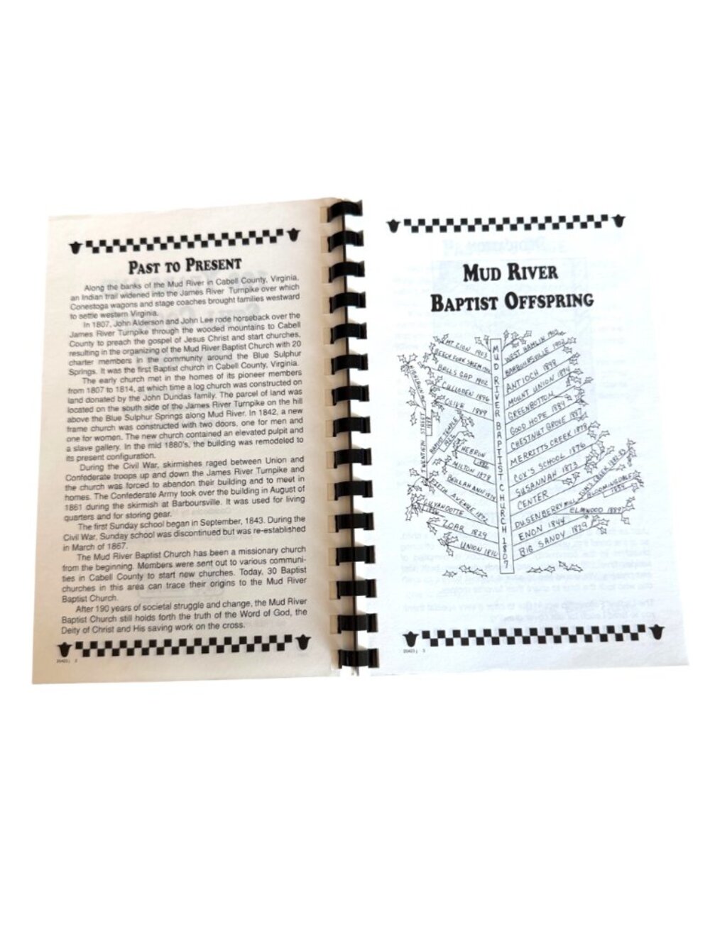 190 Years And Still Cookin Cookbook 1997 Mud River Baptist Church Ona WV Comb - Picture 3 of 10